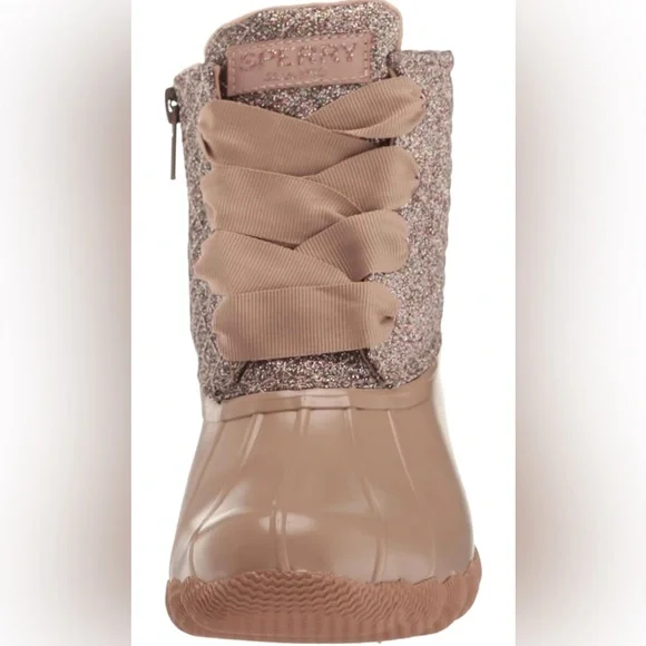 NIB Sperry Saltwater Sequin Duck Boot - Picture 3 of 8